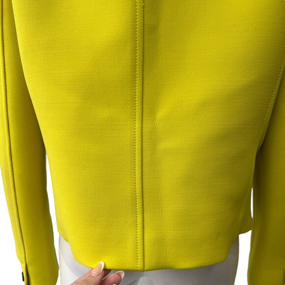 Christian Dior 2022 Spring Yellow Single Breasted Wool Jacket size FR 42/10 - Picture 10 of 13